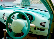 NISSAN　マーチ ファブリックコーティング